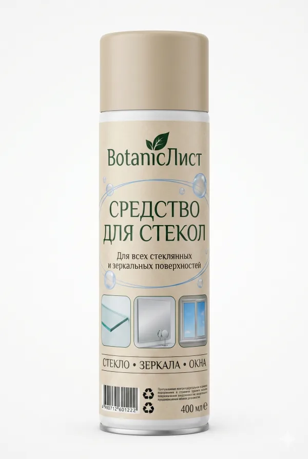 Очиститель стёкол и зеркал — Botanic Лист 400 мл